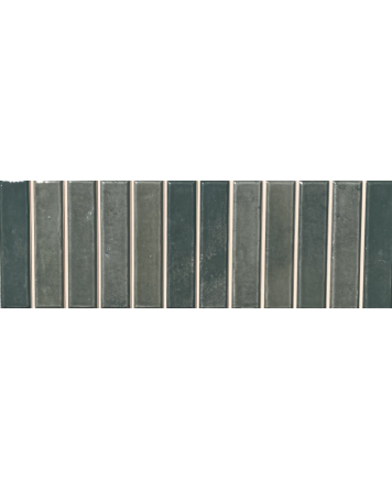 Wall tile sticks olive green gloss 10x30 cm | Sample Shipping