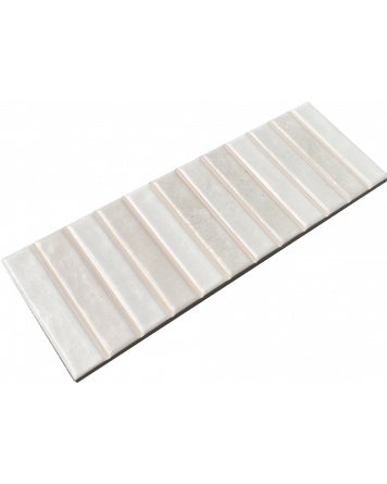 Wall tile sticks cream matt 10x30 cm | Sample Shipping