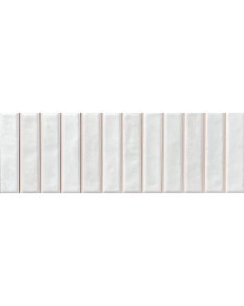 Wall tile sticks white matt 10x30 cm | Sample Shipping