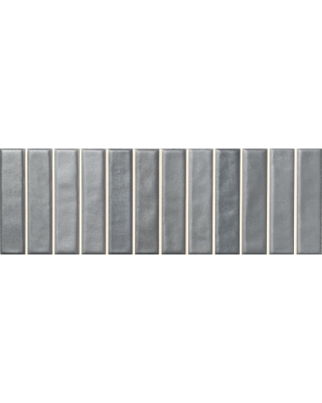 Wall tile sticks grey matt 10x30 cm | Sample Shipping