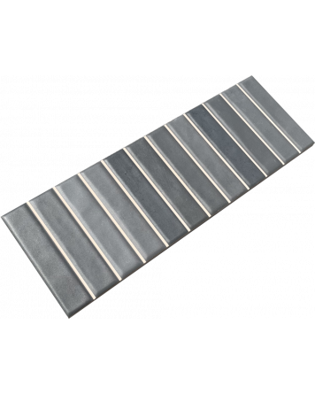 Wall tile sticks grey matt 10x30 cm | Sample Shipping