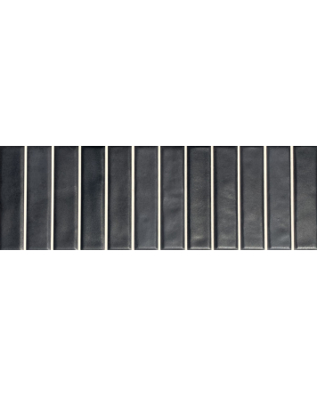 Wall tile sticks black matt 10x30 cm | Sample Shipping