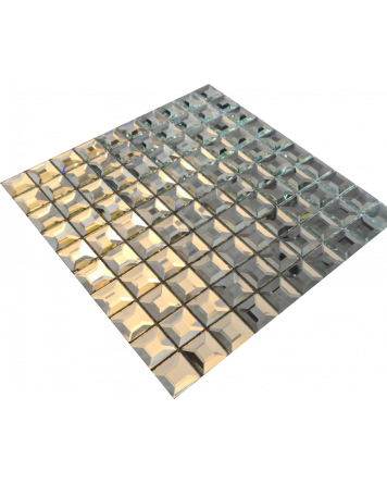 Mosaik Diamond HT01 Silber 3 x 3 cm