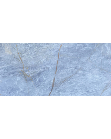 Polished blue marble look 60x120 cm | Exciting design | Sample shipping