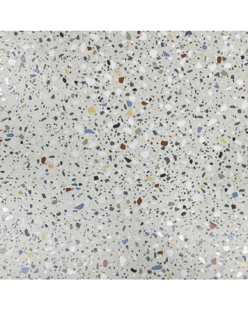 Terrazzo Fliesen Epoca Bone 60x60 cm | Terrazzooptik Bunt