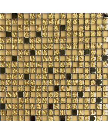 Mosaik SG-102 Gold Mix 1,5 x 1,5 cm