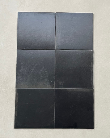 15,6 m² Restposten Via Emilia Nero 20 x 20 cm, R 9, Auslauf