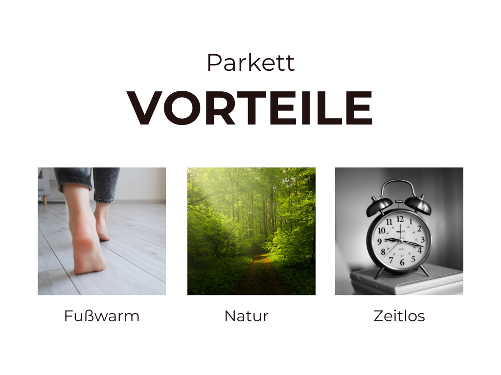 Parkett Vorteile